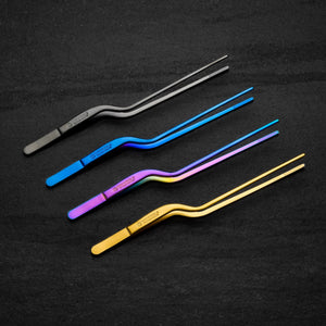 Nacionale 210mm Precision Offset Tweezers - Nacionale Bladeworks